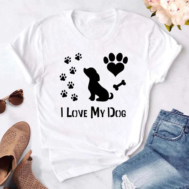 PawLove™ | I Love My Dog T-Shirt