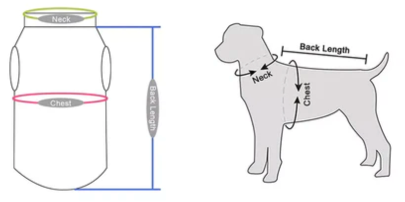 THE DOG FANS™ | Hundemantel für kleine und mittelgroße Hunde