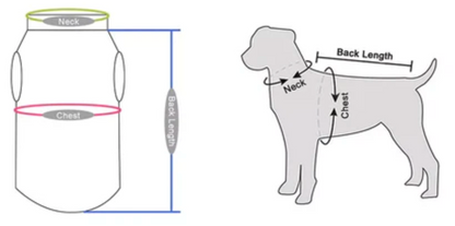 THE DOG FANS™ | Hundemantel für kleine und mittelgroße Hunde
