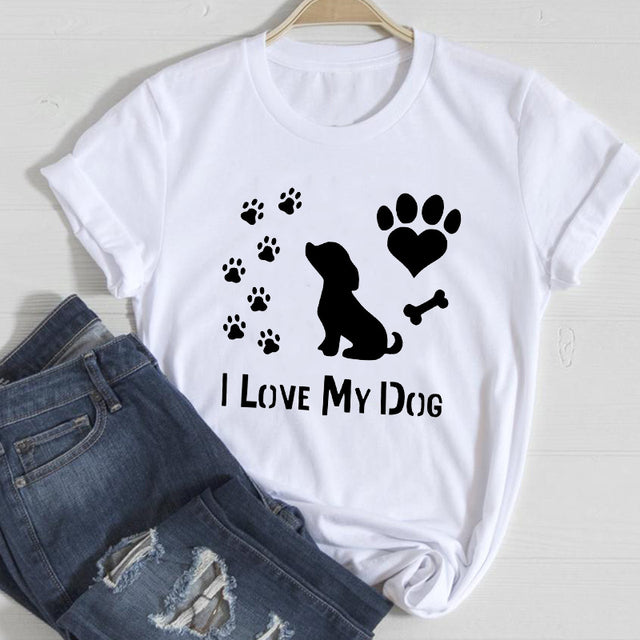 PawLove™ | I Love My Dog T-Shirt