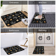 Bedruckte Fußmatte mit Katzenpfotendesign | Stil und Komfort in Ihrem Zuhause